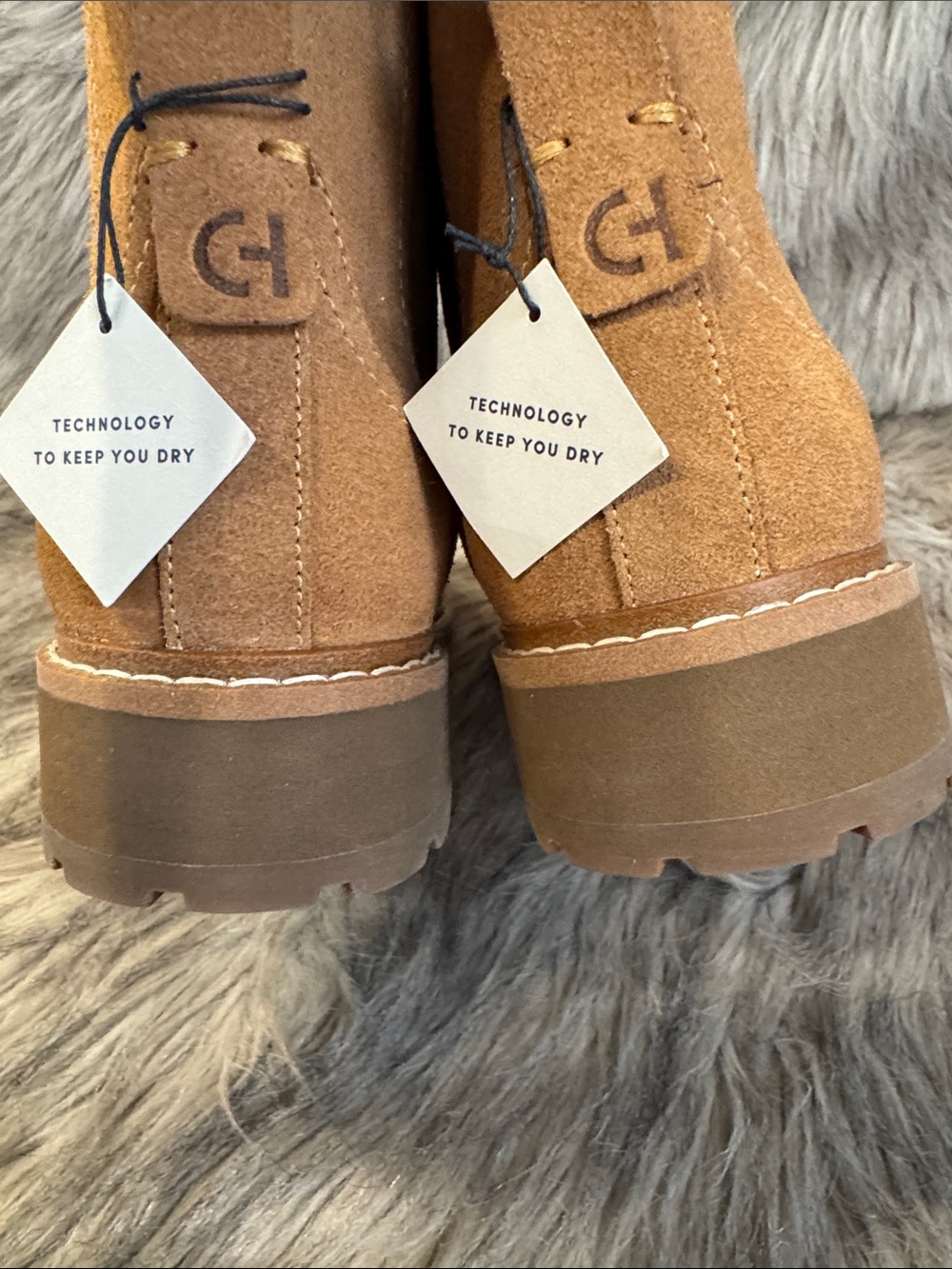 Cole Haan Chestnut Suede Chelsea Booties Size 8.5B - Picture 9 of 11